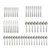 49-Piece Stainless Steel Flatware Set with Organizer Tray – Service for 8, Silver Finish, Dishwasher Safe