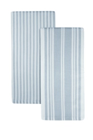 Better Homes & Gardens 2 Piece Culinary Kitchen Towel, Blue Linen