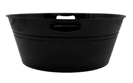 Way to Celebrate Reusable Washable Round Party Tub, Plastic 17.50" x 17.50" x 7.00"