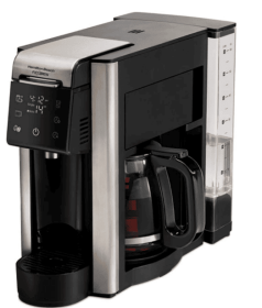 Hamilton Beach FlexBrew Advanced 5-in-1 Coffee Maker, Single-Serve, 12 Cup Carafe, Ice or Hot Brew
