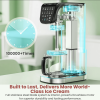 Snowflake Ice Maker, 132 lbs/24 Hours Snowflake Ice Maker, Shaved Ice Machine with Stainless Steel Blades