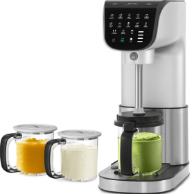 Snowflake Ice Maker, 132 lbs/24 Hours Snowflake Ice Maker, Shaved Ice Machine with Stainless Steel Blades