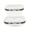 GLIDER S20 White Bento Premium Lunch Box & Food Storage Container - Large