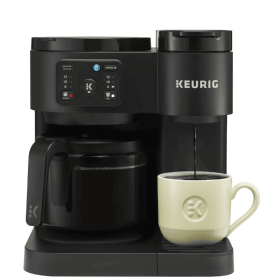 Keurig K-Duo Essentials, Hot & Iced Single-Serve K-Cup Pod Coffee Maker & Carafe, Black