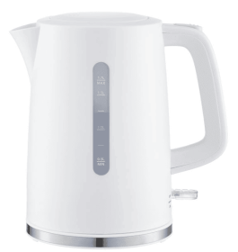 Mainstays 1.7L Electric Kettle, Color White, New Condition, Model MS8400778514-3