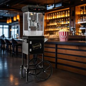 6OZ Popcorn Maker:This 480W theater-style popcorn popper. It includes a heated deck to keep your popcorn warm and fresh