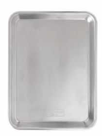 Nordic Ware Naturals Quarter Sheet 13" x 10" Aluminum Baking and Cookie Pan, Silver