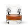Rooted Elegance Rocks Glass - Tree Design by HadiArts | 10.5 oz Premium Whiskey & Cocktail Barware