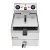 [Replace the old encoding 66757236]EH101V 8.5QT/8L Total Capacity 12.5qt/11.8l Stainless Steel Faucet Single Tank Deep Fryer 1700W Max (8L Large Fryer