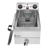 [Replace the old encoding 66757236]EH101V 8.5QT/8L Total Capacity 12.5qt/11.8l Stainless Steel Faucet Single Tank Deep Fryer 1700W Max (8L Large Fryer