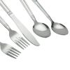49-Piece Stainless Steel Flatware Set with Organizer Tray – Service for 8, Silver Finish, Dishwasher Safe