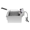 [Replace the old encoding 66757236]EH101V 8.5QT/8L Total Capacity 12.5qt/11.8l Stainless Steel Faucet Single Tank Deep Fryer 1700W Max (8L Large Fryer
