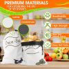 2Pcs Potato and Onion Storage Bags Vegetable Storage Bags Onion Storage Bag Potato Storage Bag Onion and Potato Storage Bags Reusable Produce Bags Was
