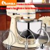 Stand Mixer Accessories 4-piece Set, Stainless Steel Whisk, Dough Hook, 5-Quart Whisk And Stainless Steel Mixing Bowl
