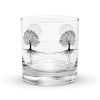 Rooted Elegance Rocks Glass - Tree Design by HadiArts | 10.5 oz Premium Whiskey & Cocktail Barware