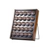 K Cup Holder, Kcup Coffee Pods Holder, Wooden K Cup Holders Holds 25 Pods, K Cup Storage Rack Made of Wood and Acrylic