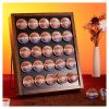 K Cup Holder, Kcup Coffee Pods Holder, Wooden K Cup Holders Holds 25 Pods, K Cup Storage Rack Made of Wood and Acrylic