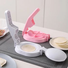 1pc Dough Pressing Tool Presser Dumpling Skin Press Dumpling Wrapper Making Mold (Color: pink)
