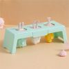 1pc Silicone Ice Tray Mold Household Homemade Popsicle Ice Cream Mold Cartoon Ice Cube Removable And Washable Ice Mold