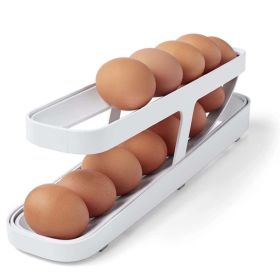 Refrigerator Egg Dispenser Rolling Eggs Holder Container (Type: Style A, Color: As pic show)