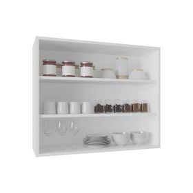 Ida Wall Shelf, 3 Shelves (Color: White)