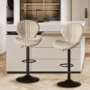 The dining chair is made of comfortable and soft material