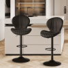 The dining chair is made of comfortable and soft material