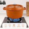 Cast iron Dutch POTS are suitable for gas, electric, ceramic, induction furnaces, and even grills. It can be used for cooking