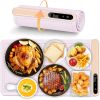 Silicone Electric Roll Up Heating Tray Food Warmers Mat Portable Hot Plates to Keep Food Warm