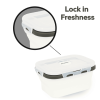GLIDER LB White Bento Premium Lunch Box & Food Storage Containers