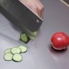Stainless Steel Cutting Boards for Kitchen, Lipped stainless steel cutting board. Large cutting board suitable for meat, fruits, vegetables, bread