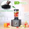 Küchenmaschine, 1100W Food Processor, 3.2L Schüssel &1,5L Behälter, Multifunktional mit Hacken, Schneiden, Kneten, Entsaften