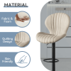 The dining chair is made of comfortable and soft material