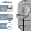 The dining chair is made of comfortable and soft material